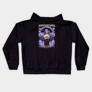 Anime Gaming Adventure RPG Ninja Kids Hoodie